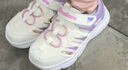 Skechers斯凯奇儿童包头凉鞋男童鞋夏季轻质防滑女大童大头沙滩鞋302969L 女童/白色/薰衣草色/WLV 35 实拍图