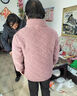 俞兆林（YUZHAOLIN）妈妈秋冬装颗粒绒外套加厚短款加绒卫衣新款中老年时尚棉衣棉服女 豆沙 3XL 【体重125-140斤】 实拍图