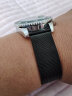 老皮匠 超薄钢带  男女 手表配件 代用CK DW表带 不锈钢表链 米兰编织金属手表带 细网--黑色 20mm 实拍图