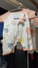 舒贝怡2件装婴儿衣服夏季薄款新生儿连体衣短袖哈衣儿童爬服粉色59CM 实拍图