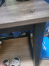 煜柠苑 电脑桌台式家用简约卧室长条桌学生写字学习桌子书台桌办公大桌 加固升级-黑架灰橡木-80*50高74 晒单实拍图