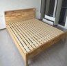 沐眠实木床双人床1.8米2米含床垫现代简约北欧风主卧大床YF-902 1.5米 实拍图