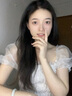 OVOLOOK美瞳半年抛2片黑色大直径自然混血灰色彩色隐形眼镜2024新款 大美目黑14.5mm 400度 实拍图