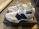 NEW BALANCE NB327官方秋冬休闲鞋男鞋女鞋情侣舒适增高鞋百搭潮流厚底运动鞋 米灰色/白色 MS327FE 41.5 (脚长26cm) 实拍图