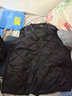 罗蒙加热羽绒马甲男全身可充电发热衣服智能电暖保暖温控马夹电热背心 男-黑【至尊款】配1.8万毫安充电宝 4XL 实拍图