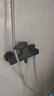 墨林卡 入墙式黑色多功能二合一淋浴花洒喷枪妇洗器冷热水龙头铜质四分六分全自动通用型洗衣机混水阀开关 双出水口洗衣机冷热水龙头 实拍图