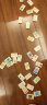 三格田（SANGTY）木制多米诺骨牌积木儿童智力玩具100粒男女孩汉字拼装新西兰松木 100粒双面（新西兰松）数字汉字 实拍图
