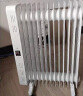 美的（Midea）“白玉”取暖器/电暖器/电暖气片家用/取暖炉/加湿烘衣/13片大面积劲暖/电热油汀取暖器HYX22N 实拍图