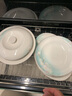 松发瓷器桃花缘中式整套餐具陶瓷家用碗碟套装结婚乔迁送礼碗盘礼盒高级感 桃花缘56头10人适用 实拍图