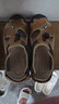 金盾骆驼男鞋凉鞋男户外真皮休闲沙滩鞋男士夏季防水防滑包头层牛皮男凉鞋 7236暗棕 41 实拍图