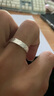 PWL足银999碎冰冰戒指男女小众设计轻奢可调节情侣对戒送女友礼物 碎冰冰戒指男款一只【999足银】 实拍图