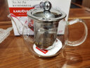 金灶（KAMJOVE） 600ML茶壶 耐热玻璃茶壶不锈钢过滤内胆泡茶壶 花茶壶煮茶壶A-07 晒单实拍图