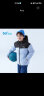 361°男童羽绒服中大童2023冬季连帽短款加厚防风保暖外套 蓝 160 实拍图