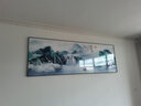 瑞尚（RUISHANG） 新中式客厅装饰画大气山水画横版沙发背景墙画挂画轻奢晶瓷壁画 流水生财 240*80/晶瓷面/适合3.5沙发 实拍图