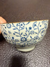 和风四季日式釉下彩餐具陶瓷饭碗家用米饭碗手绘陶瓷碗汤碗米饭碗复古 4.5英寸青花螺纹饭碗碗(250ml) 实拍图