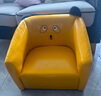 积木宝贝（JIMUBAOBEI）儿童沙发宝宝小沙发单人可爱卡通座椅公主男孩女孩婴儿阅读沙发椅 PU黄色小熊(1—6岁可用） 外观 实拍图