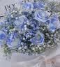 幽客玉品鲜花速递碎冰蓝玫瑰花表白送女友老婆生日礼物全国同城配送 19朵凡尔赛复古红玫瑰花束 实拍图