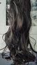 佳丽仟丝梨花高马尾卷发抓夹式假发女片长发自然仿真发可扎假马尾神器 【青春校园高马尾】棕黑色 梨花卷马尾50cm 实拍图