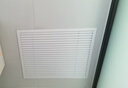 龙源泰铝合金百叶窗通风口暖气罩空调回出风口外墙排风固定防雨百叶定制 开孔300*300外框350*350 实拍图