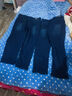 啄木鸟牛仔裤男士春秋季厚款弹力中年男裤商务宽松休闲高腰直筒裤长裤子 A07B蓝色 35 实拍图
