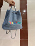 toutou包包女包生日礼物牛仔链条双肩包女士包包流浪包送女友圣诞节送礼 牛仔蓝 实拍图