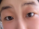 朵秀DUOXIU美瞳半年抛2片装 小大直径自然纯欲风彩色近视隐形眼镜新款 镜面水光-黑皮蛋14.0mm【半年抛/2片装】 450度 实拍图