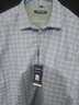 罗蒙（ROMON）磨毛格子保暖衬衫男士长袖全棉加绒加厚衬衣中年秋冬商务休闲新款 3WB2011-10 38 码(加绒加厚) 实拍图