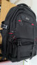 Edison高中生书包大容量初中大学生防泼水双肩包旅行背包 K052-7G黑色 实拍图