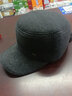 畅印 中老年人帽子男士毛呢保暖帽秋冬天爸爸爷爷帽老头加厚护耳鸭舌帽 平顶帽黑色 实拍图