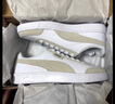 彪马（PUMA）经典复古透气小白鞋男女撞色休闲板鞋运动鞋COURT 371931 白-水泥灰-03 37.5 实拍图