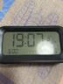 康巴丝（Compas）多功能电子闹钟学生高中生电子时钟儿童节日礼物 8208 黑色充电款 实拍图