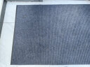 迪茵（DIYIN）进门地垫入户门垫塑料地毯吸水脚垫子 双条纹灰1.6米宽1米长 定制 实拍图