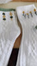 南极人（Nanjiren）袜子女中筒袜秋冬季薄款透气女袜韩版可爱日系百搭款卡通女袜 混色2双装 均码 实拍图