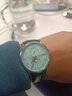罗宾尼（LOBINNI）品牌联名款德国认证手表男士全自动机械表品牌世界瑞士风十大名表 旗舰版【银针冰蓝面】黑皮带 实拍图