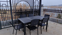 紫叶户外庭院桌椅休闲阳台室内室外小圆桌组合防腐木露台花园餐桌椅子 马特尔:4+1【160x90塑木长桌】 实拍图