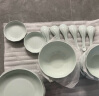 亿嘉（IJARL）碗碟套装北欧陶瓷餐具筷子套装盘子勺子碗具家居送礼 20头水韵 实拍图