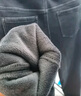 森马（Semir）森柔牛仔|牛仔裤女高腰直筒裤2024冬加绒拖地裤保暖109724124006 实拍图