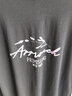 真维斯（JEANSWEST）长袖T恤女春夏纯棉正肩柔软亲肤内搭印花百搭打底上衣女黑色L 实拍图