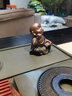 陶云尚黑金砂紫砂小和尚茶宠摆件精品手工可养茶盘茶玩茶道配件茶桌摆件 品茗 黑金砂小和尚 实拍图