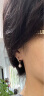 京润【母亲节礼物】倾容银S925淡水珍珠耳环6-8mm粉色/紫色水滴形 6-7mm 紫色 晒单实拍图