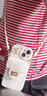 八脚兽菱格卡包新款苹果16promax手机壳女生iphone15promax斜挎IP16可背带挂绳14奢华高档13全包防摔软壳 【菱格卡包水晶蝴蝶+斜挎链条】白色 iPhone 15 实拍图