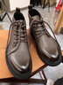 七匹狼休闲鞋男真皮马丁靴男夏季加绒工装靴男士休闲皮鞋英伦高帮靴子男 棕色（加绒） 40 实拍图
