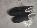 【品牌断码】冬季加厚中老年男鞋真皮羊绒高帮棉鞋保暖抗寒软皮鞋 黑色真皮精品版 加绒 41 实拍图