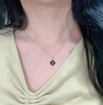 银千惠999足银四叶草项链女士高级感轻奢吊坠纪念情人节生日礼物送女友 四叶草项链/999银+七仓配送/当次日达 玫瑰花礼盒送老婆/感温变色/一款双戴 实拍图