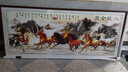 良品大师流水生财山水画办公室挂画中式客厅装饰画靠山图茶室字画风景壁画 八骏图A1 106*249cm宣纸+红木框（大气款） 实拍图