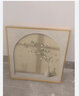 美优淳2025新款餐厅奶油风装饰画现代简约小清新客厅挂画饭厅餐桌墙壁画 T8183【右边款】 30*30cm单幅油画布ps金框 实拍图