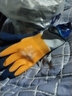 星宇防冻手套300#冬季劳保耐磨防滑毛圈拉绒加厚保暖耐低温工业工地工作木工建筑冷库防护手套 2双 桔色 FDZ001 【升级款更厚更防水】 L 实拍图