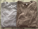 美罗邦（Meloban）长袖t恤男士纯棉春秋季宽松卫衣秋衣纯色打底衫男上衣服男装秋装 卡其色+浅灰色【2件装】100%纯棉 XL【建议140-150斤】 实拍图
