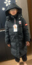 鸭鸭童装羽绒服2024冬季新款儿童宽松男女中大童中长款加厚外套 黑色 160 实拍图