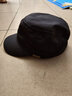 MARCWOOD 帽子夏天男 平顶帽薄款速干棒球帽大头围网眼凉帽遮阳透气鸭舌帽 黑色 均码 可调节约（56-61cm） 实拍图